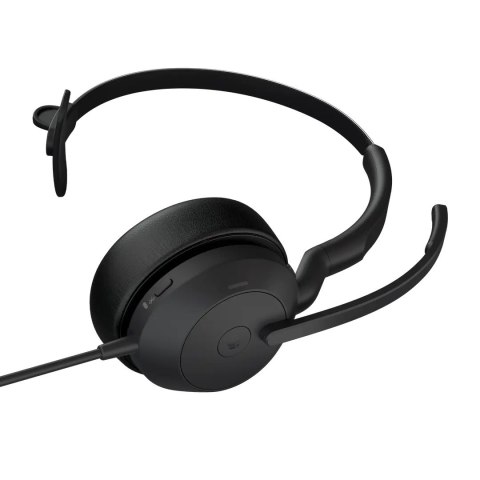 Jabra Evolve2 50 Zestaw słuchawkowy Przewodowa Opaska na głowę Biuro/centrum telefoniczne USB Type-C / USB Type-A Bluetooth Czar