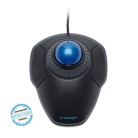Kensington Trackball Orbit™, przewodowy, z pierścieniem przewijania