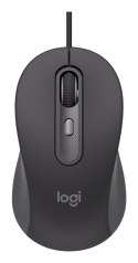 Logitech Signature Wired M520 for Business myszka Biuro Oburęczny USB Type-C Optyczny 4000 DPI