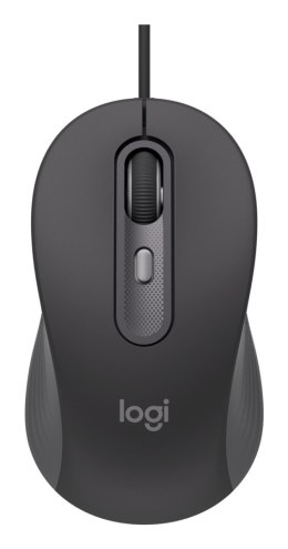 Logitech Signature Wired M520 for Business myszka Biuro Oburęczny USB Type-C Optyczny 4000 DPI