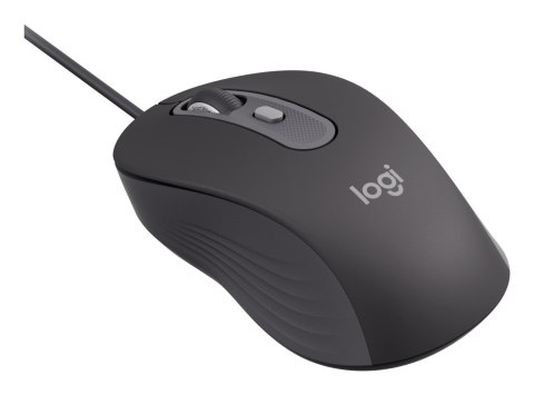 Logitech Signature Wired M520 for Business myszka Biuro Oburęczny USB Type-C Optyczny 4000 DPI