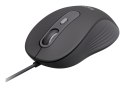 Logitech Signature Wired M520 for Business myszka Biuro Oburęczny USB Type-C Optyczny 4000 DPI