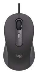 Logitech Signature Wired M520 for Business myszka Biuro Oburęczny USB Type-C Optyczny 4000 DPI