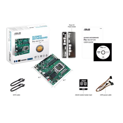 ASUS Pro H610T D4-CSM Płyta główna