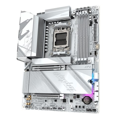 GIGABYTE X870 AORUS ELITE X3D ICE AMD X870 Gniazdo AM5 ATX