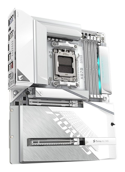 GIGABYTE X870 AORUS STEALTH ICE AMD X870 Gniazdo AM5 ATX