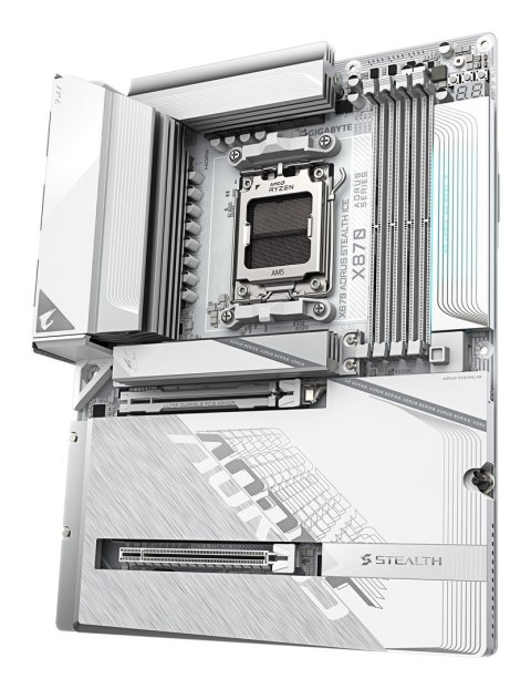GIGABYTE X870 AORUS STEALTH ICE AMD X870 Gniazdo AM5 ATX