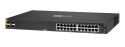 Aruba 6000 24G Class4 PoE 4SFP 370W Zarządzany L3 Gigabit Ethernet (10/100/1000) Obsługa PoE 1U