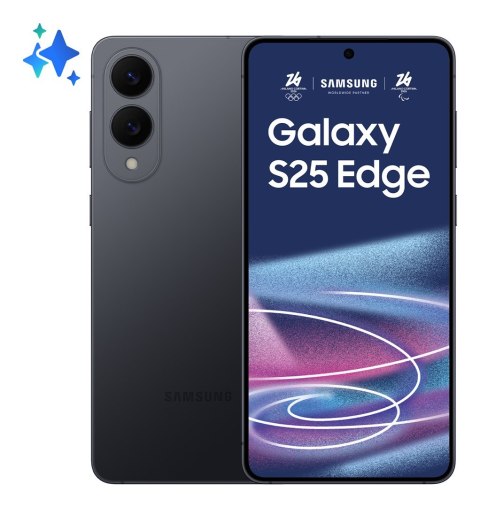 Samsung Galaxy S25 Edge 17 cm (6.7") Dual SIM Android 15 5G USB Type-C 12 GB 256 GB 3900 mAh Czarny
