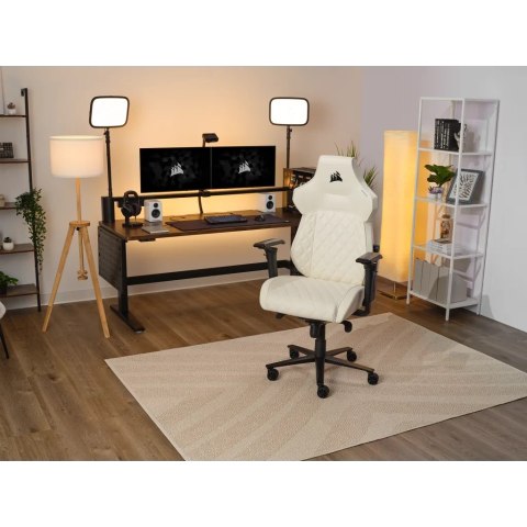 Corsair TC500 LUXE Fotel dla gracza Tapicerowane siedzisko Beżowy
