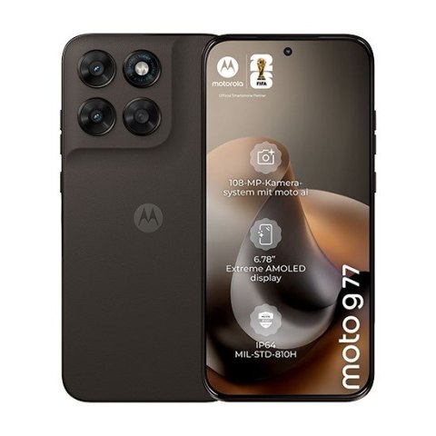 Motorola moto g77 17,3 cm (6.8") Hybrid Dual SIM Android 16.0 5G USB Type-C 8 GB 256 GB 5200 mAh Czarny