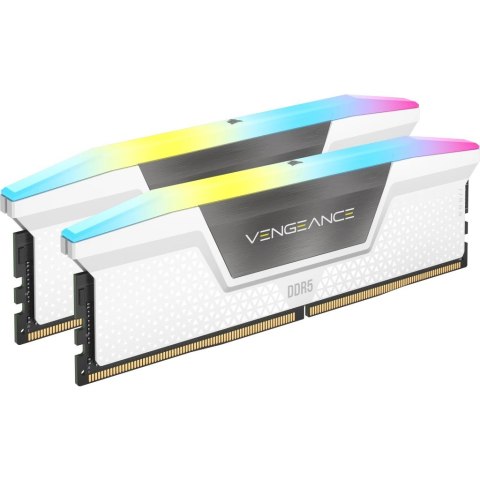 Pamięć RAM DDR5 64GB PC 6400 CL32 Corsair KIT (2x32GB) VENGEANCE RGB W sprzedaż detaliczna