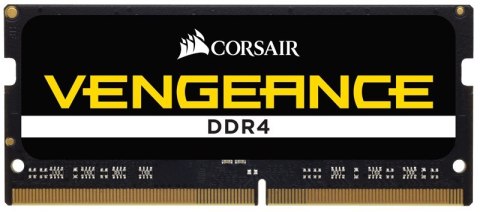 SO DDR4 8GB PC 2400 CL16 CORSAIR VENGEANCE Black retail