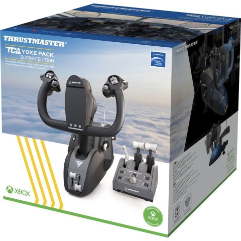 Thrustmaster TCA Yoke Pack Boeing Edition Czarny, Szary USB Fightstick PC, Xbox, Xbox One, Xbox One S, Xbox One X, Xbox Series S