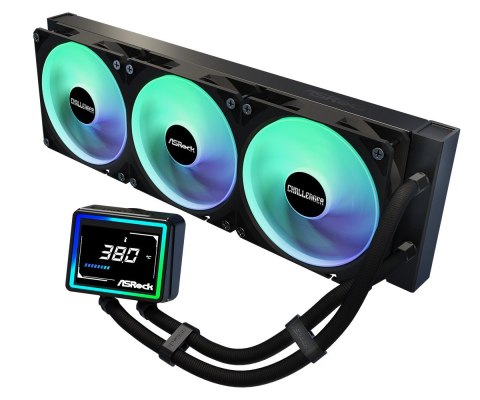 Asrock Challenger 360 Digital Procesor Zestaw do chłodzenia płynami 12 cm Czarny