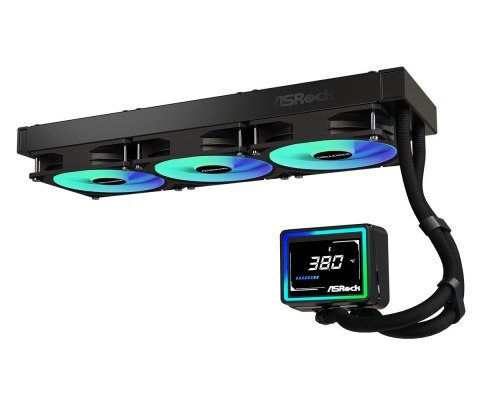 Asrock Challenger 360 Digital Procesor Zestaw do chłodzenia płynami 12 cm Czarny