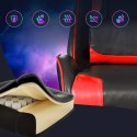 Extralink Gaming | Fotel gamingowy | biurowy, obrotowy, kubełkowy, czarno-czerwony, G-522