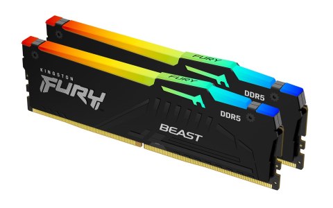 Kingston Technology FURY Beast RGB moduł pamięci 16 GB 2 x 8 GB DDR5 5200 MT/s