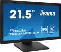 Monitor IIYAMA T2234MSC-B1S 21.5inch PCAP Bezel Free Front Speakers 10P Touch with Anti-Finger print coating IPS Panel 1920x1080