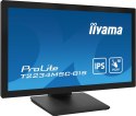 Monitor IIYAMA T2234MSC-B1S 21.5inch PCAP Bezel Free Front Speakers 10P Touch with Anti-Finger print coating IPS Panel 1920x1080