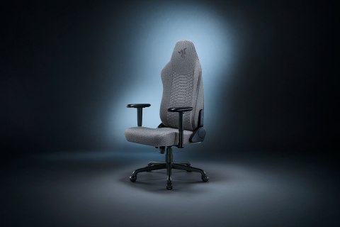 Wielowarstwowa tkanina Razer/stal Fotel do gier Iskur V2 X Jasnoszary
