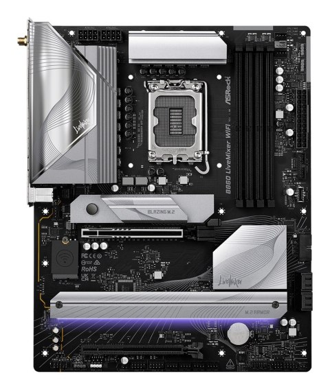 Asrock B860 LiveMixer WiFi Intel B860 LGA 1851 (Socket V1) ATX