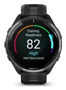 Garmin Forerunner 965 3,56 cm (1.4") AMOLED 47 mm Cyfrowy 454 x 454 px Ekran dotykowy Czarny Wi-Fi GPS