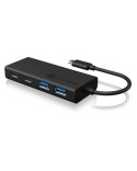 Hub 4-Port IcyBox USB 3.0 HUB Type-C zu 2xType C-> 2xType A extern retail