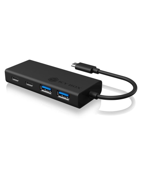 Hub 4-Port IcyBox USB 3.0 HUB Type-C zu 2xType C-> 2xType A extern retail
