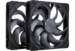 Noctua 140mm NF-A14x25 G2 PWM Sx2 PP chromax.black edition - zestaw dwóch wentylatorów