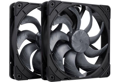 Noctua 140mm NF-A14x25 G2 PWM Sx2 PP chromax.black edition - zestaw dwóch wentylatorów