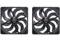 Noctua 140mm NF-A14x25 G2 PWM Sx2 PP chromax.black edition - zestaw dwóch wentylatorów