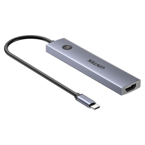 UNITEK HUB USB-C 7W1 PD 100W HDMI 2.0 Z ON/OFF