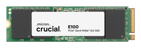 Dysk SSD Crucial E100 NVMe, PCIe 4.0 M.2 Typ 2280, - 1 TB, luzem