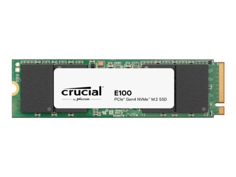 Dysk SSD Crucial E100 NVMe, PCIe 4.0 M.2 Typ 2280, - 1 TB, luzem