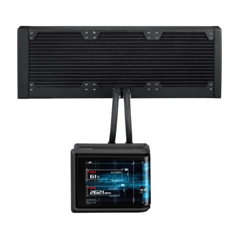 ASUS ROG Ryuo IV SLC 360 ARGB Procesor Chłodnica cieczy all-in-one 12 cm Czarny