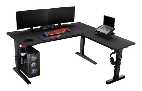 GENESIS NDS-2295 biurko komputerowe Czarny