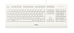 Logitech K280E Pro f/ Business klawiatura Biuro USB QWERTZ Niemiecki Biały