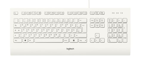 Logitech K280E Pro f/ Business klawiatura Biuro USB QWERTZ Niemiecki Biały