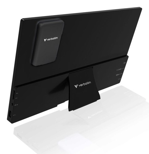 Verbatim 32087 przenośny telewizor / monitor Przenośny monitor Czarny 33,8 cm (13.3") 1920 x 1200 px