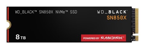 Western Digital Black WDS800T2X0E-00CDD0 urządzenie SSD 8 TB M.2 PCI Express 4.0 NVMe