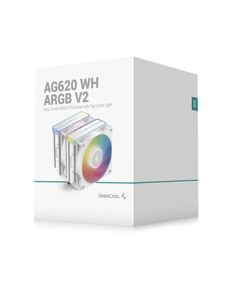 Chłodnica Deepcool K AG620 Biała ARGB V2