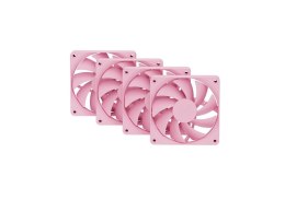 HYTE FAN- -FA12-SM-4 system chłodzenia komputerów Procesor Wentylator 12 cm Różowy 4 szt.