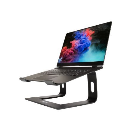 Port Designs 901103 stojak na laptop Podstawka na notebooka Aluminium, Czarny 39,6 cm (15.6")