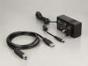 DeLOCK 62661 stacja dokująca do dysków twardych USB 3.2 Gen 1 (3.1 Gen 1) Type-B Czarny