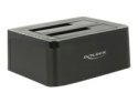 DeLOCK 62661 stacja dokująca do dysków twardych USB 3.2 Gen 1 (3.1 Gen 1) Type-B Czarny