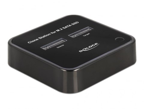 DeLOCK Stacja dokująca M.2 dla 2 x M.2 SATA SSD z funkcją klonowania