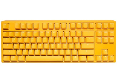 Ducky One 3 Yellow TKL klawiatura Gaming USB Niemiecki Żółty