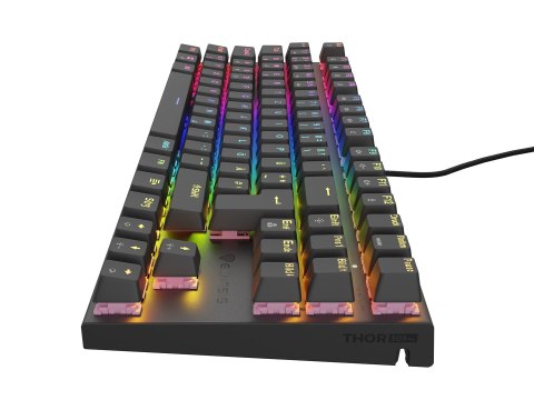 GENESIS NKG-1886 klawiatura Gaming USB QWERTZ Niemiecki Czarny