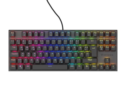GENESIS NKG-1886 klawiatura Gaming USB QWERTZ Niemiecki Czarny